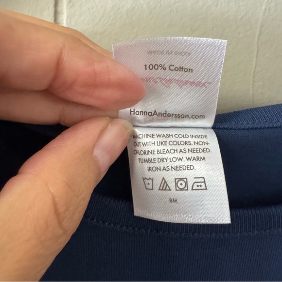 Hanna Anderson Girls Color Block Twirl Dress Size 12 Multi-Color Casual Tiered - Picture 6 of 9